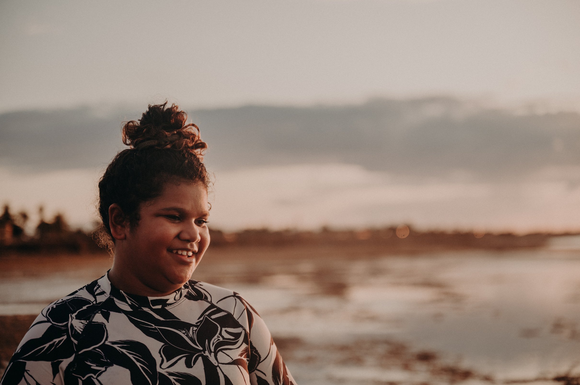 Happy Girl at the Beach
